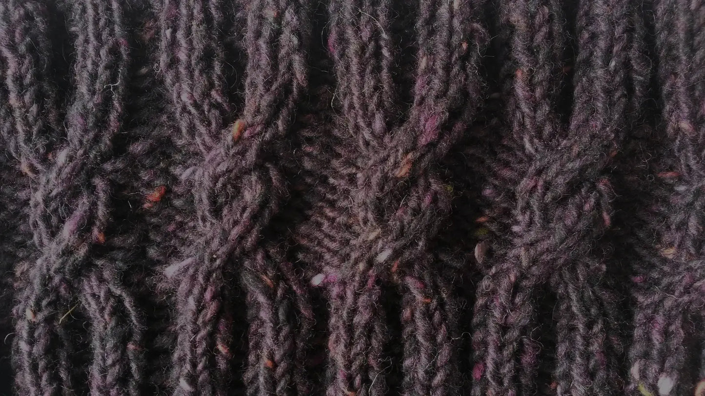 Easy Cable Knit Hat 🧶 Beginner-Friendly Pattern - Cielcraft
