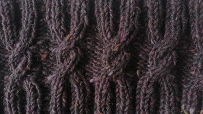 Easy Cable Knit Hat 🧶 Beginner-Friendly Pattern - Cielcraft