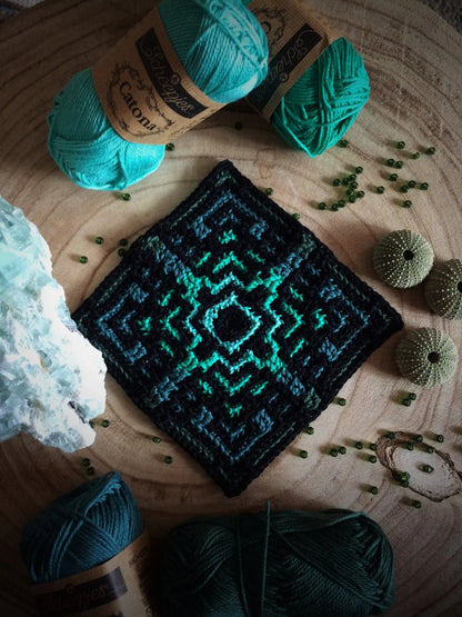 Medina Mosaic Crochet Pattern – Vibrant Tiles Design 🧶