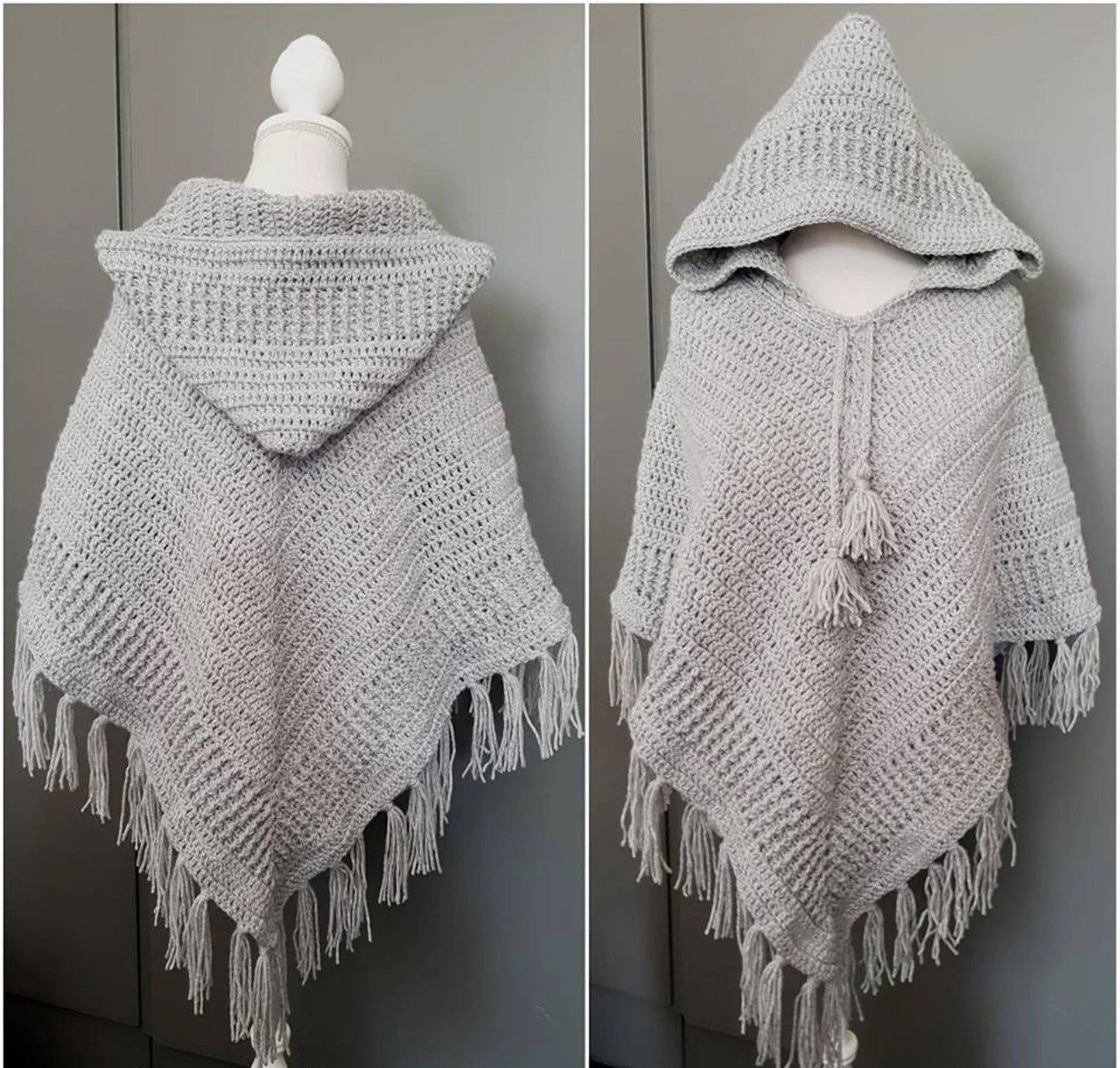 ✨ Twisted Hoody Poncho – Cozy Crochet Pattern (PDF)