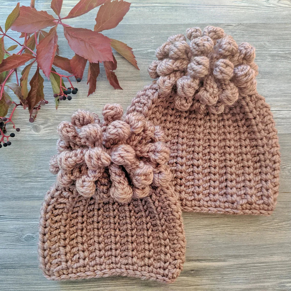 🎀 Chunky Puff Beanie – Cozy & Cute for All Ages