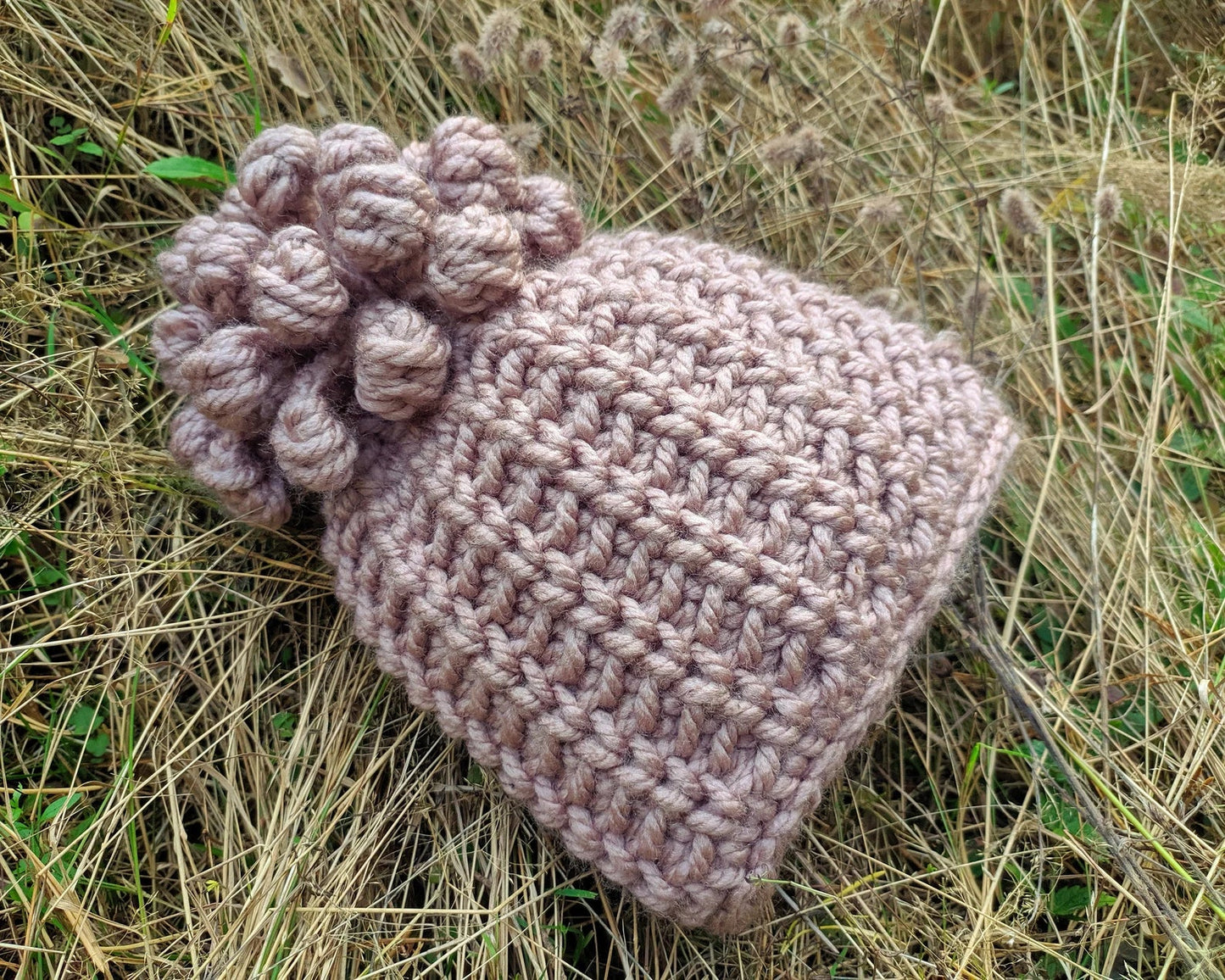 🎀 Chunky Puff Beanie – Cozy & Cute for All Ages