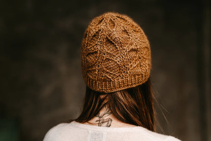 🍃 Textured Leaf Beanie Crochet Pattern – Lau Hat PDF (Baby to Adult) ✨