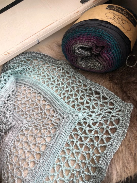 🪽 Whirly Wings Shawl Crochet Pattern ✨🧶