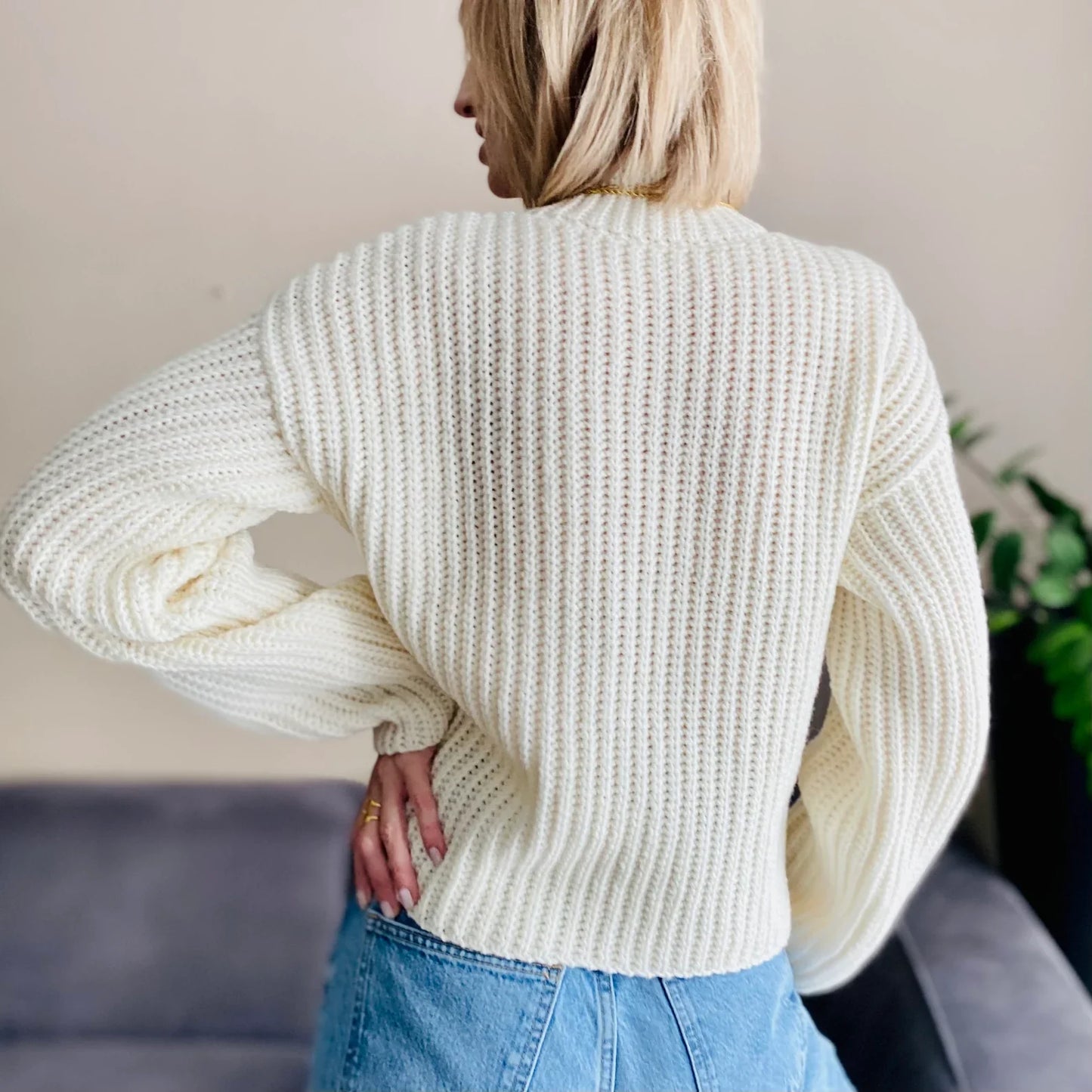 🧶 Fusion Crochet Sweater Pattern – Chic, Cozy & Textured (PDF)