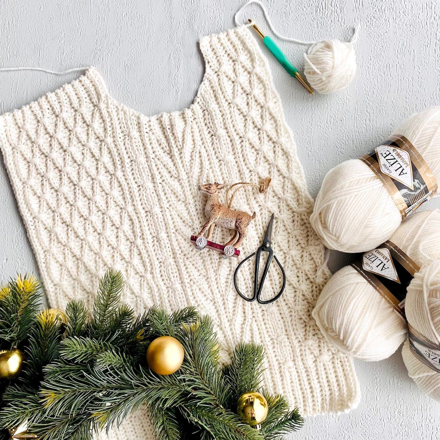 🧶 Fusion Crochet Sweater Pattern – Chic, Cozy & Textured (PDF)