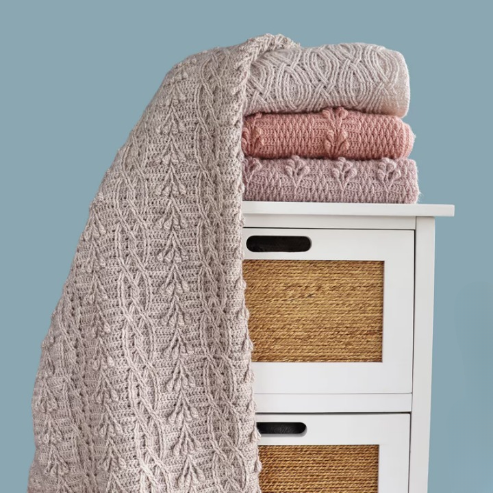 ✨ Crochet Blanket Pattern Bundle (4-in-1 PDF) 🧶