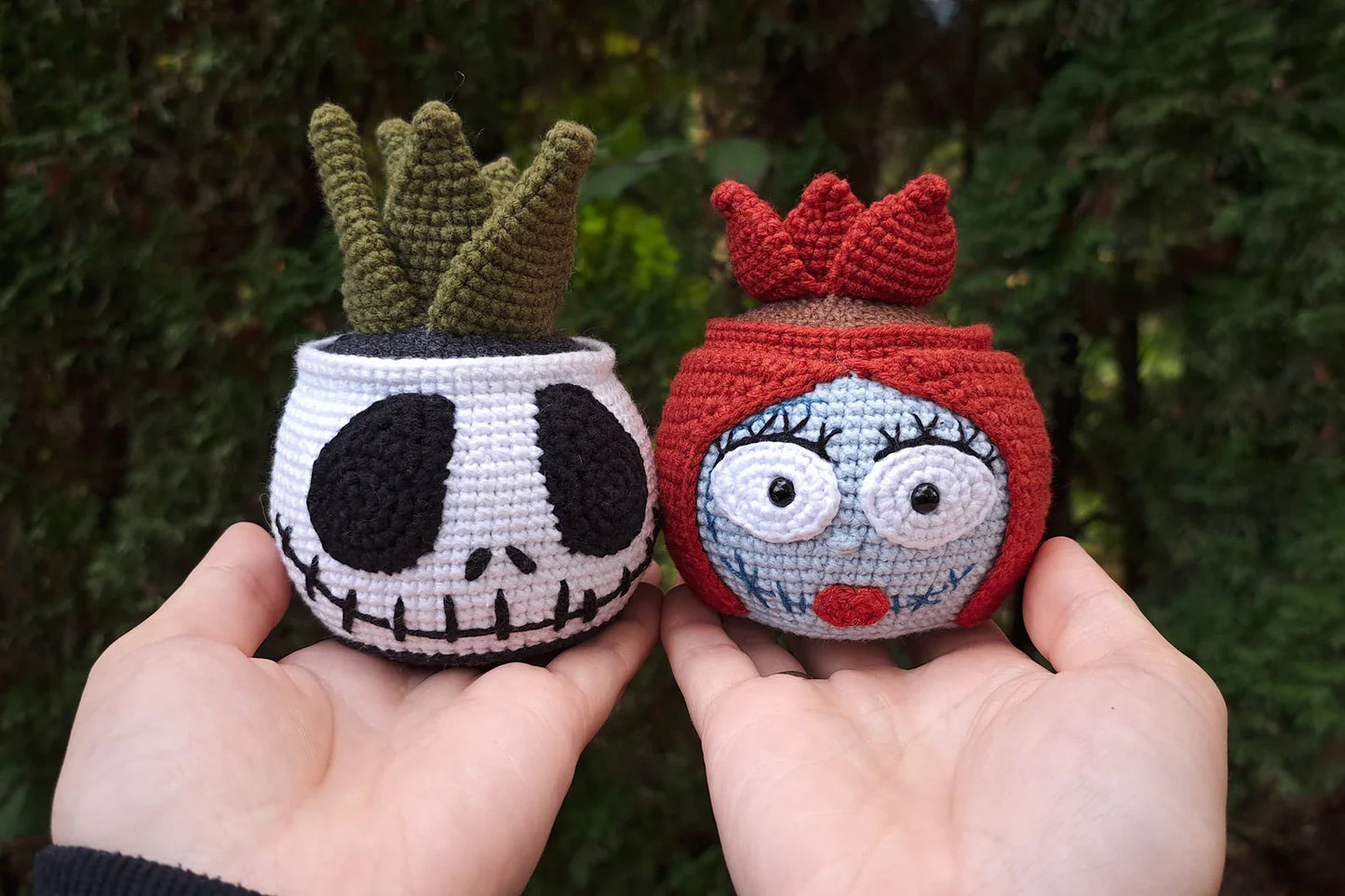 🎃💀 Halloween Crochet Pattern Set – Pumpkin, Skull & Sally PDF 🧶✨