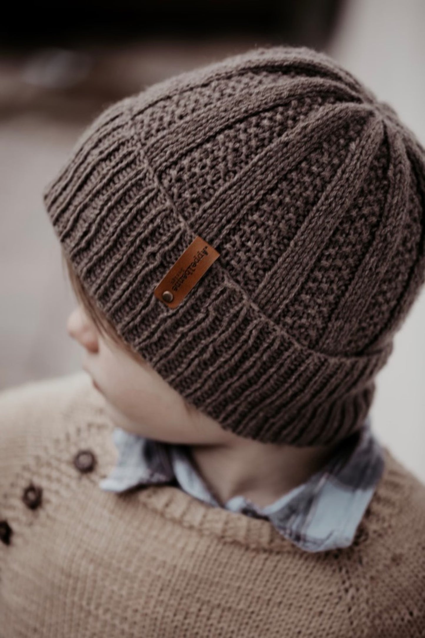 🧶 Perle Rib Hat Knitting Pattern PDF