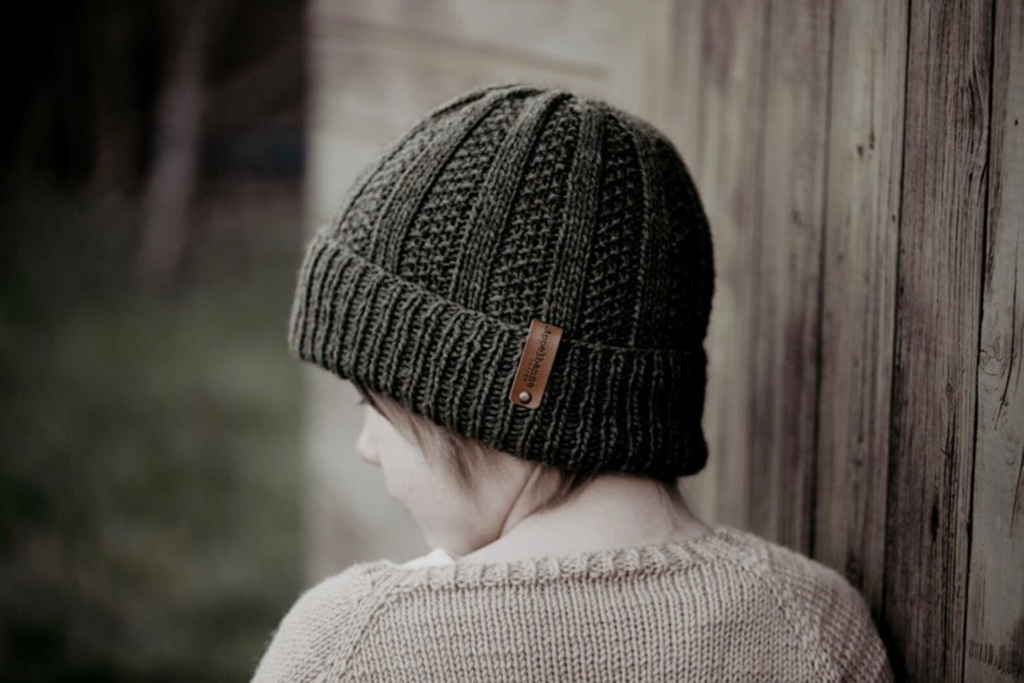 🧶 Perle Rib Hat Knitting Pattern PDF