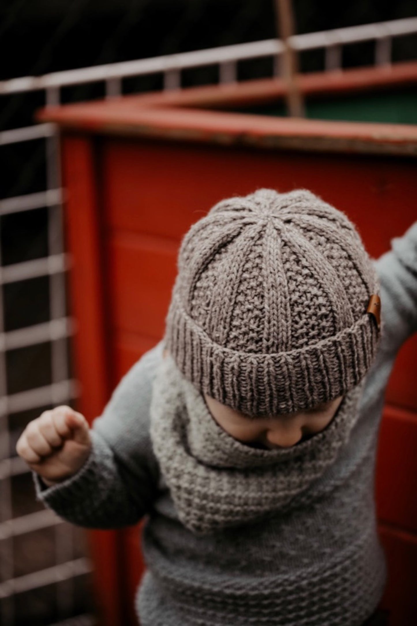 🧶 Perle Rib Hat Knitting Pattern PDF