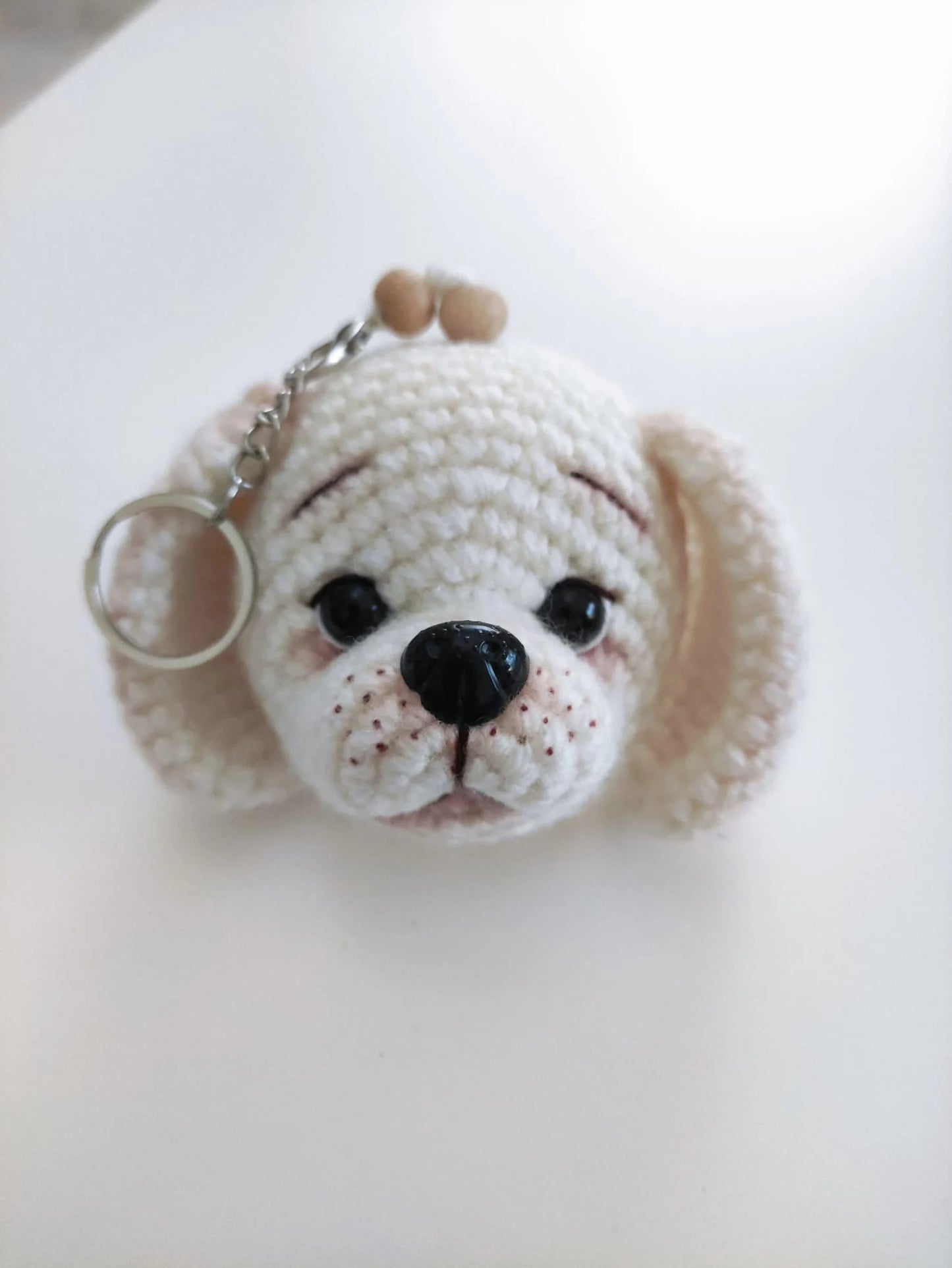 🐶 Cute Dog Keychain Crochet Pattern ✨