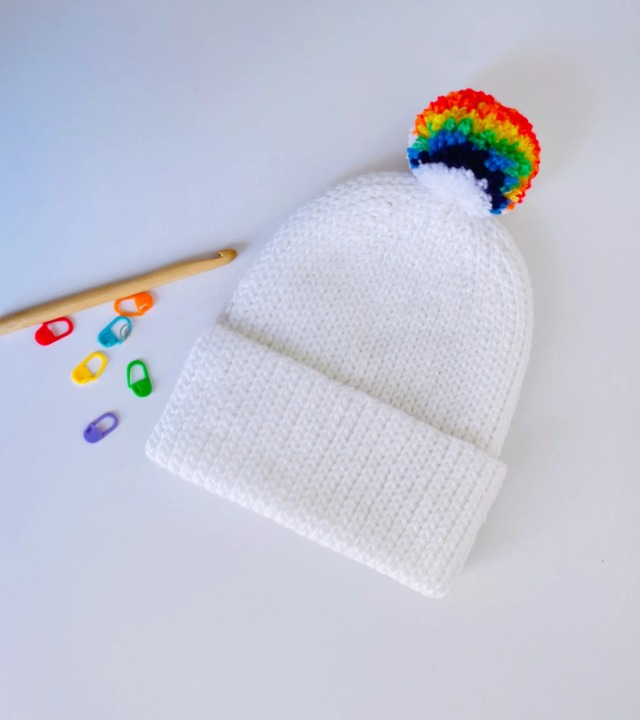 🧶 Knit-Look Crochet Beanie – Cozy  Hat Pattern (PDF) ❄️