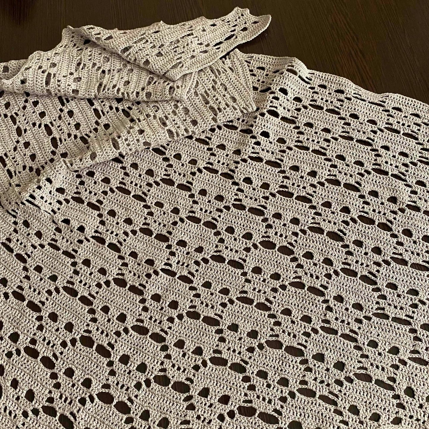 💀 Lost Souls Skull Shawl – Crochet Pattern 🧶
