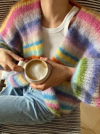 💖 Mohair Cardigan Knitting Pattern ✨