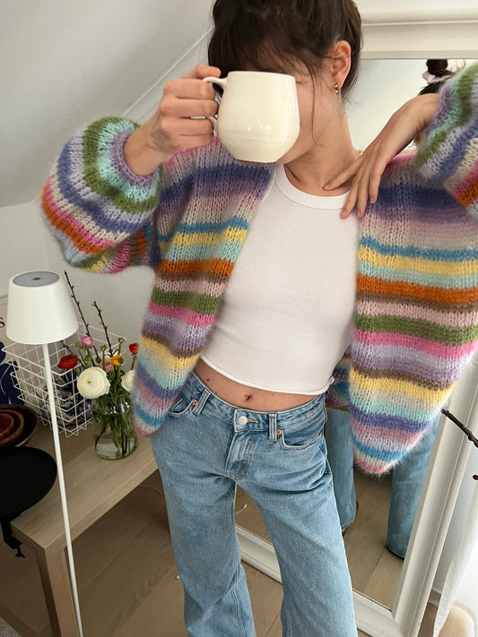 💖 Mohair Cardigan Knitting Pattern ✨