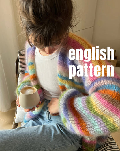 💖 Mohair Cardigan Knitting Pattern ✨