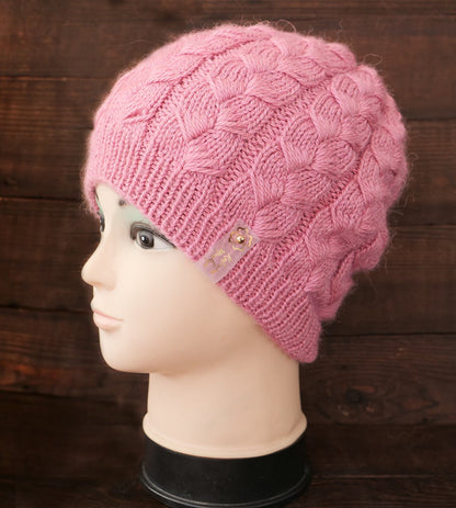Looped Stitch Hat Knitting Pattern PDF