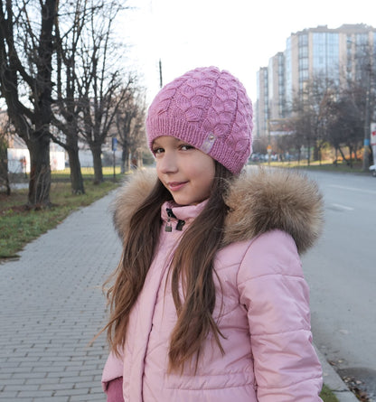 Looped Stitch Hat Knitting Pattern PDF