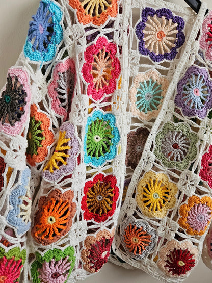 🌼 Mommy & Me Flower Cardi Crochet Pattern 💕🧶