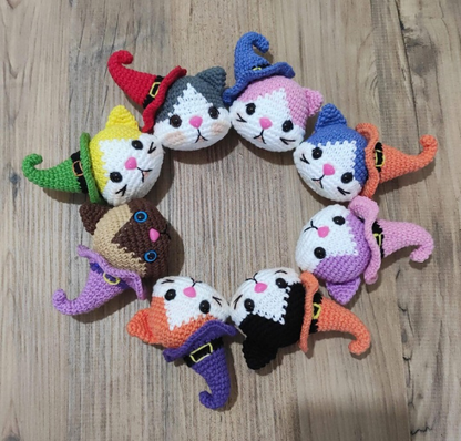 🐱  Cat Keychain Crochet Pattern