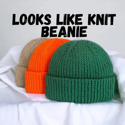 🧶 Knit-Look Crochet Beanie – Cozy  Hat Pattern (PDF) ❄️