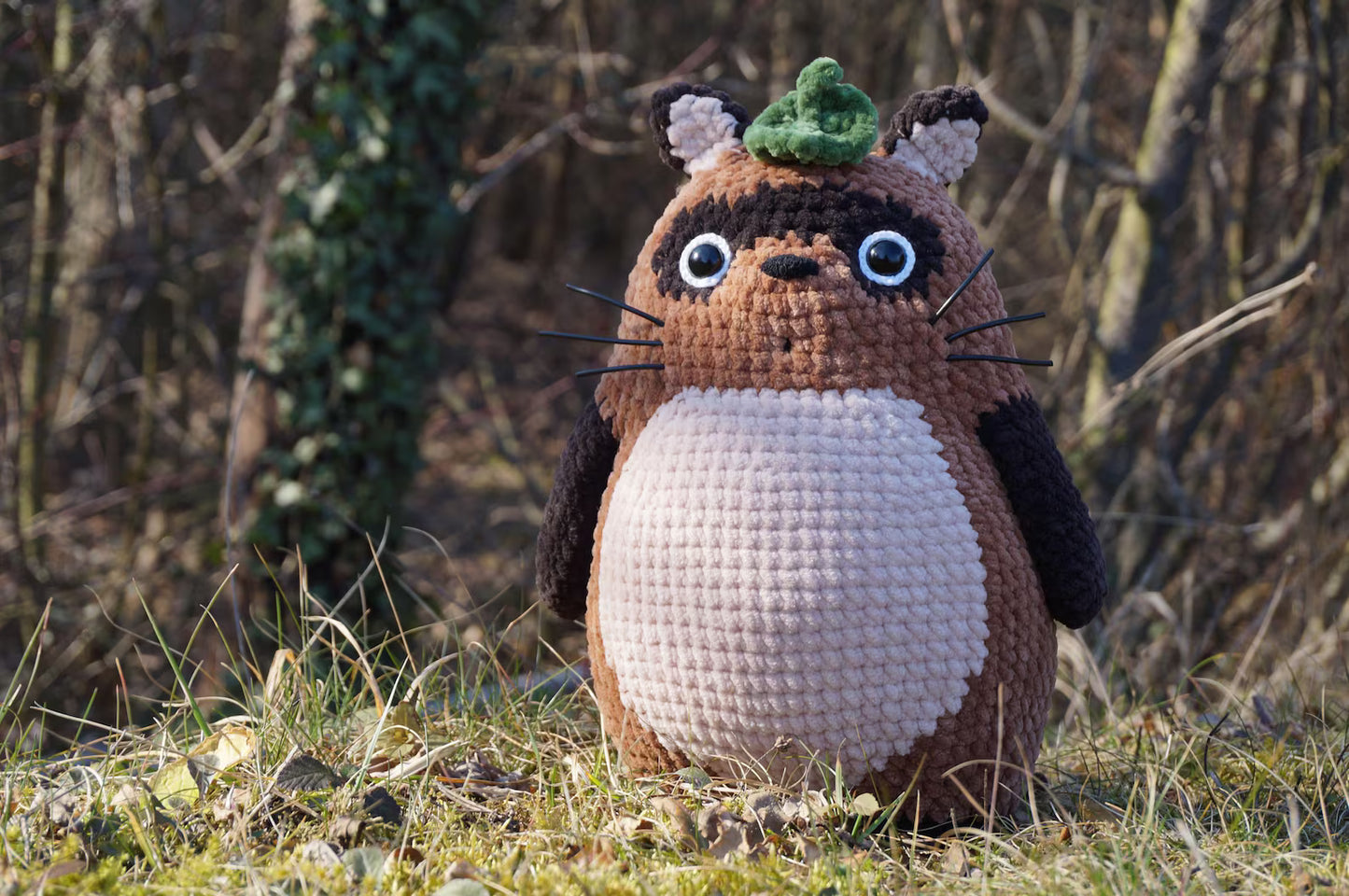 🦝 Lucky Tanuki Amigurumi Crochet Pattern 🍃