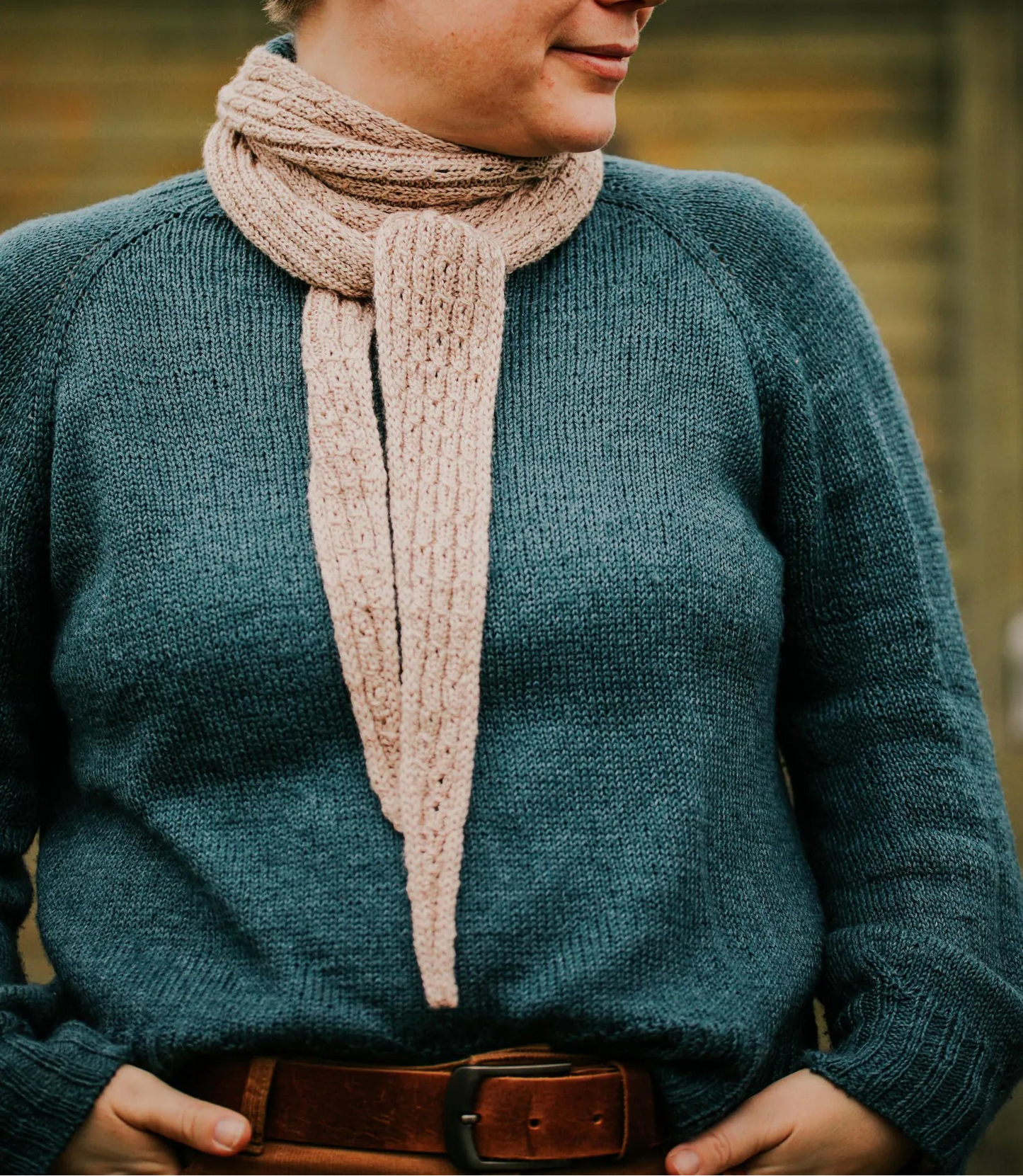 Koffieboon Scarf Knitting Pattern PDF