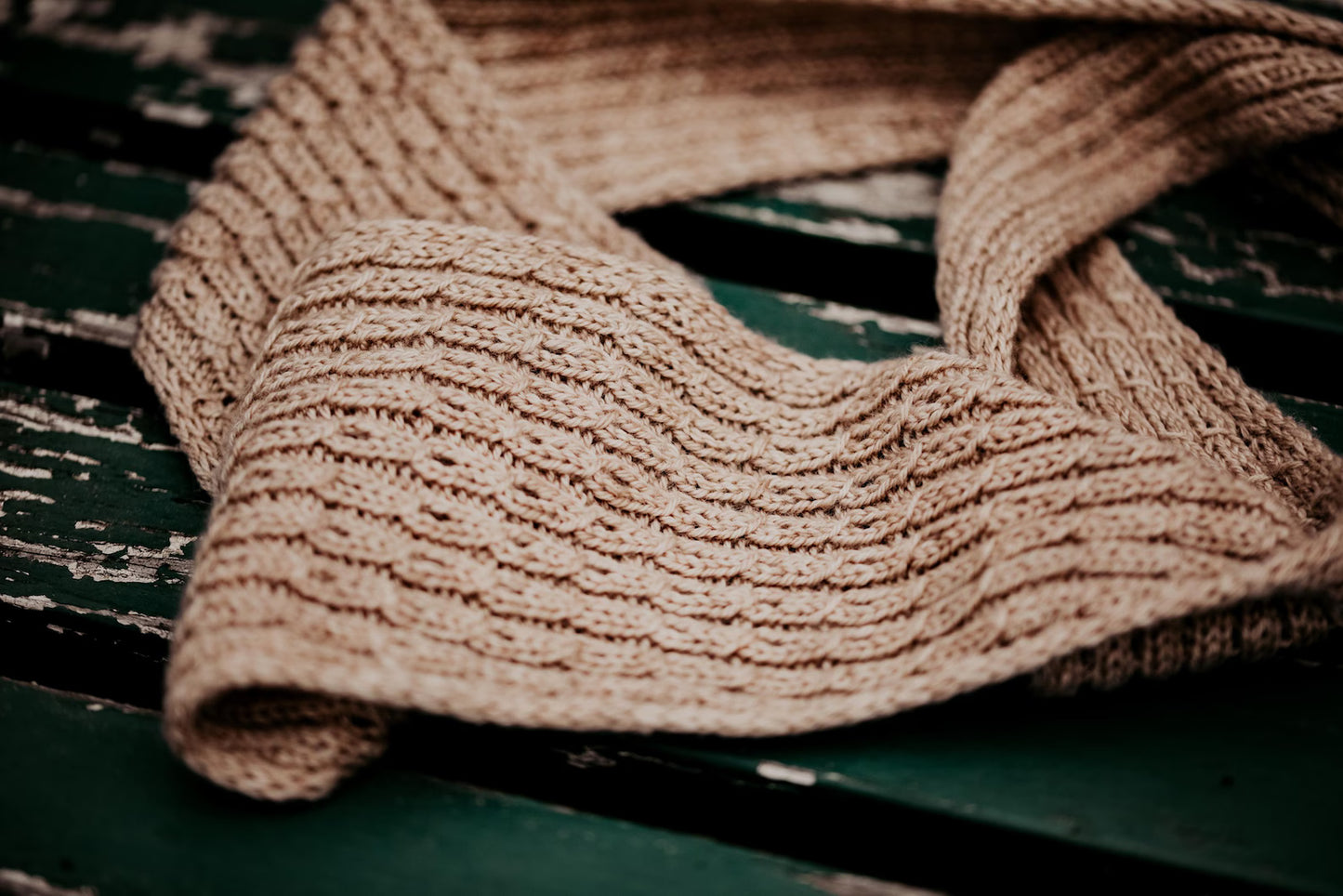 Koffieboon Scarf Knitting Pattern PDF