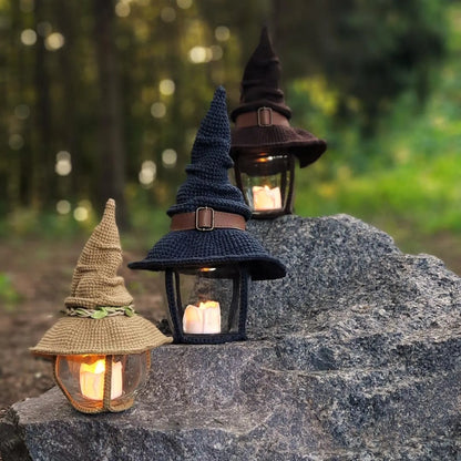 🎃🕯️ Witchy Lantern – Crochet Halloween Fairy Lamp (PDF)