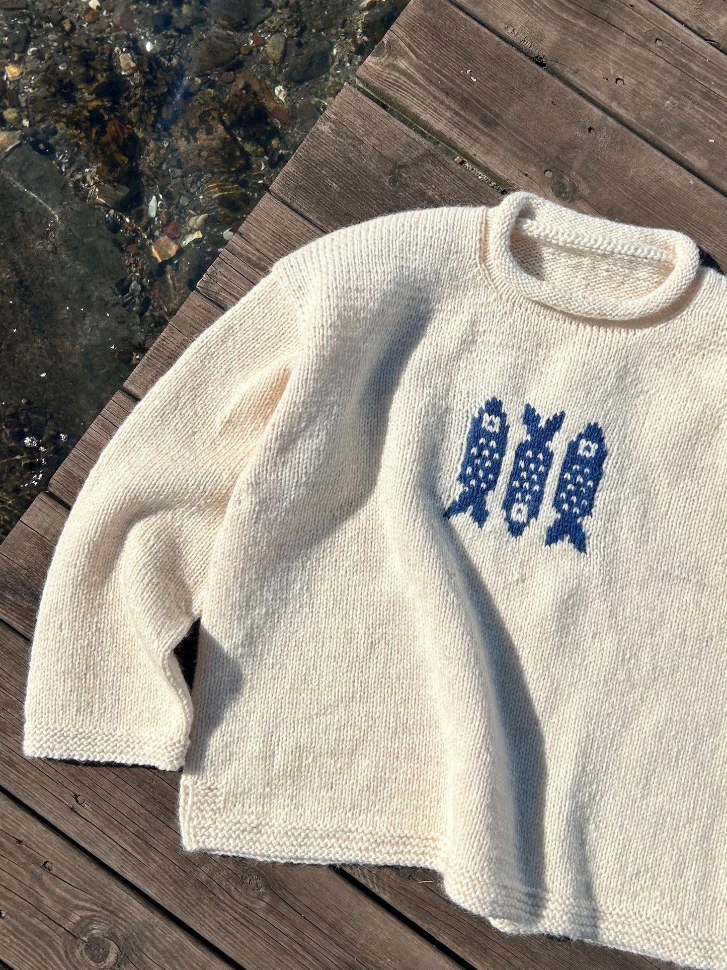 🦞 Mathilda Sweater – Modern Nordic Knit Pattern (PDF) ❄️