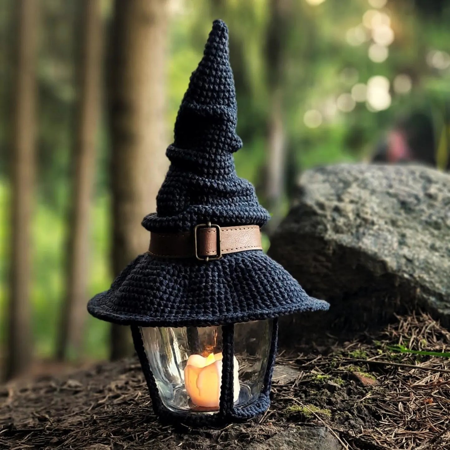 🎃🕯️ Witchy Lantern – Crochet Halloween Fairy Lamp (PDF)