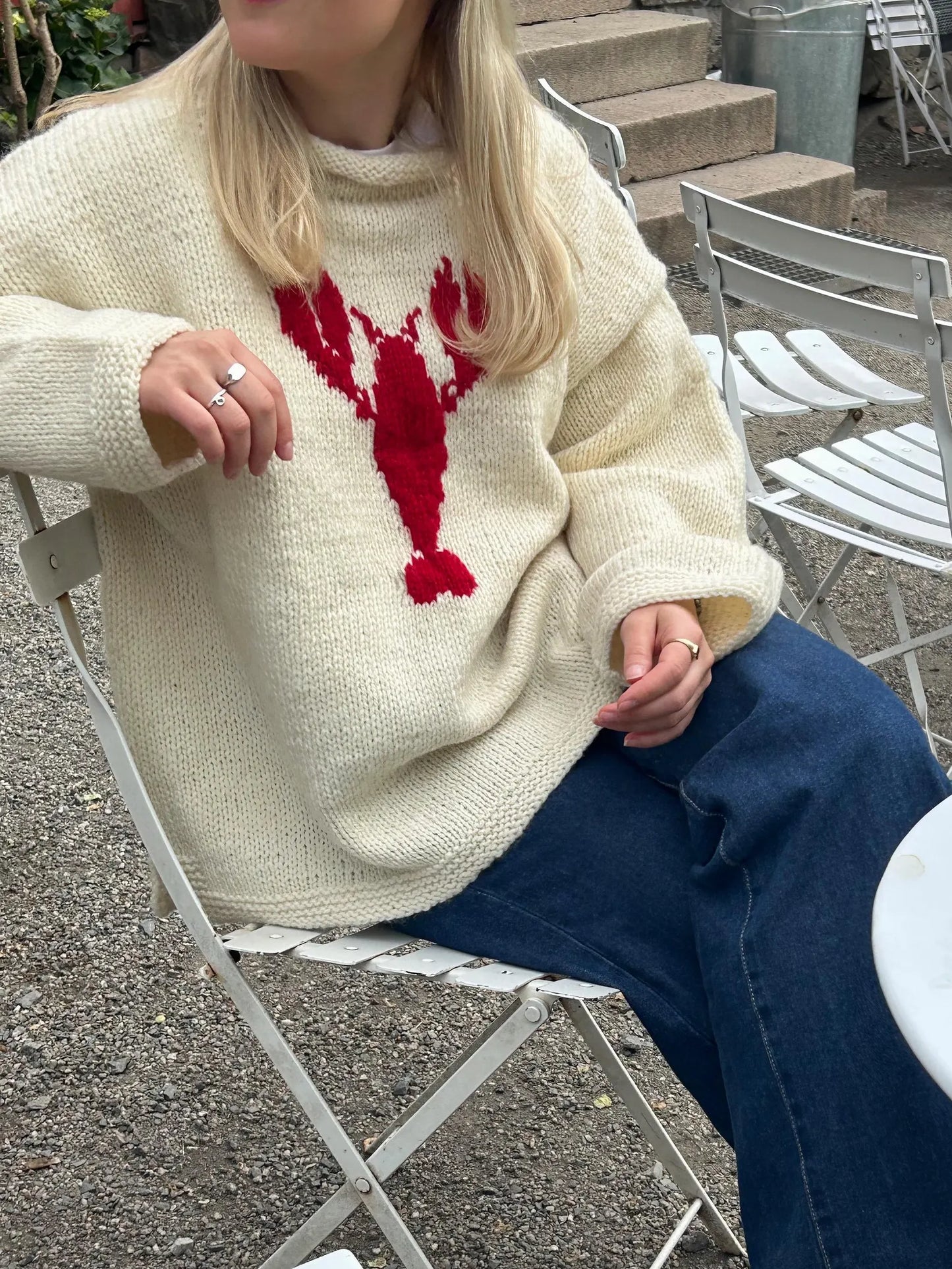 🦞 Mathilda Sweater – Modern Nordic Knit Pattern (PDF) ❄️