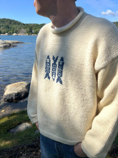 🦞 Mathilda Sweater – Modern Nordic Knit Pattern (PDF) ❄️