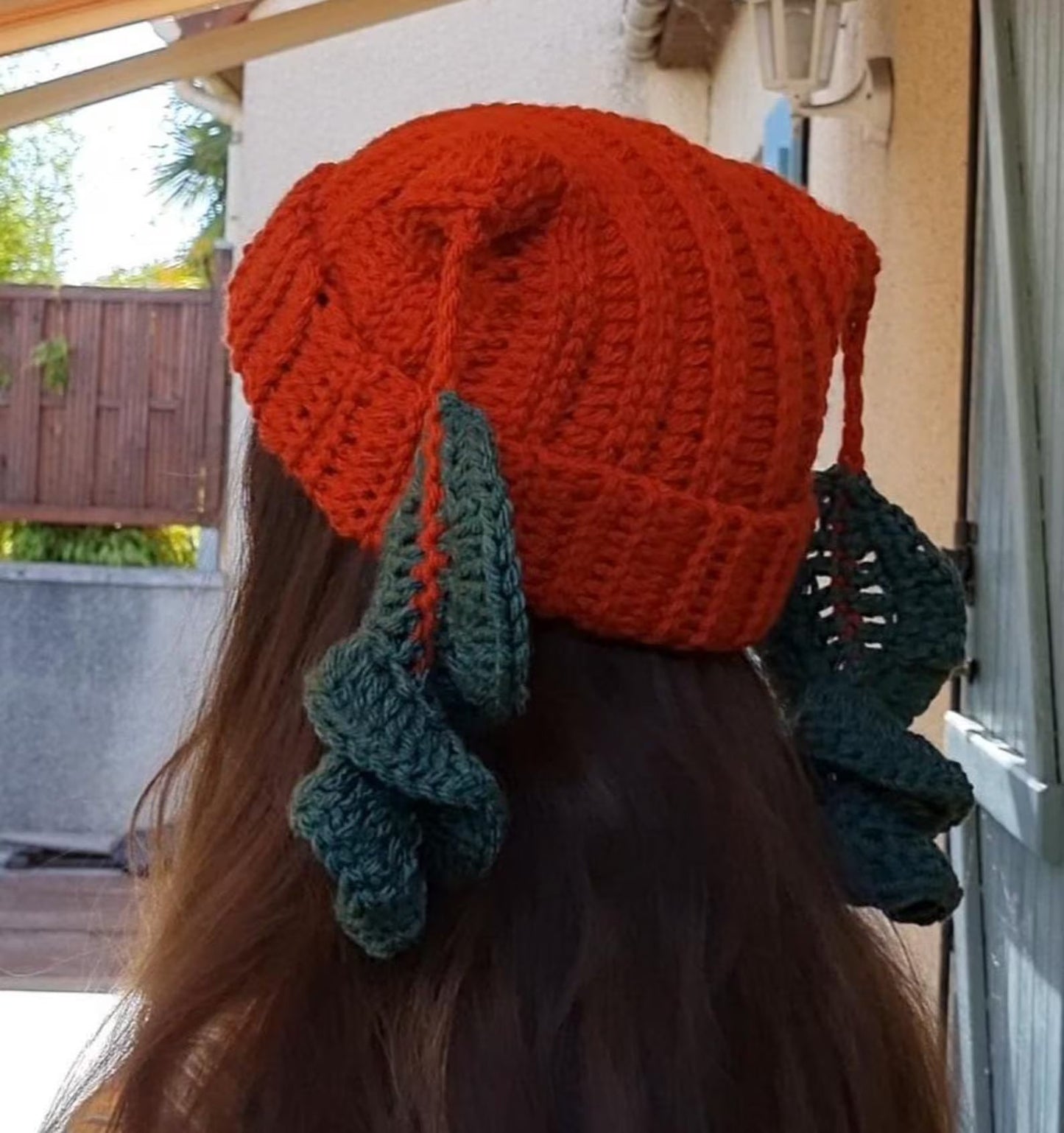 🍃 Leafy Hat Crochet Pattern – Chunky Yarn & 4 Leaf Designs (PDF)