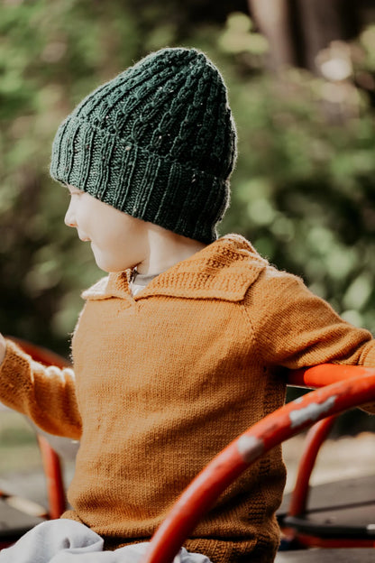 Cozy Koffieboon Hat Knitting Pattern PDF