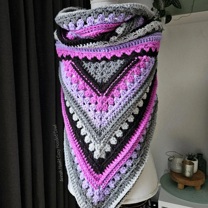 🧶 Boho Hooded Cowl – Beginner-Friendly Crochet Pattern