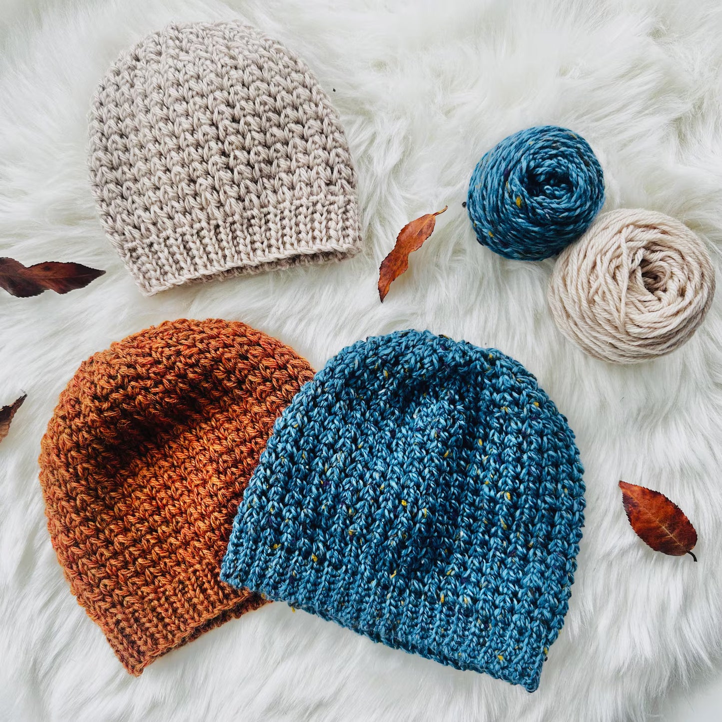 ✨Cozy Ribbed Beanie Crochet Pattern