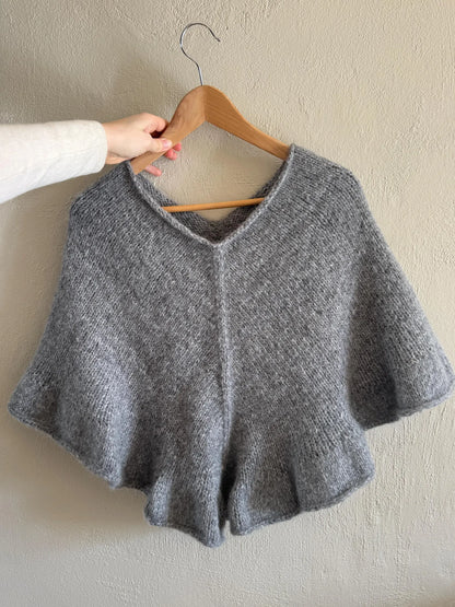 Oslo Poncho Knitting Pattern PDF