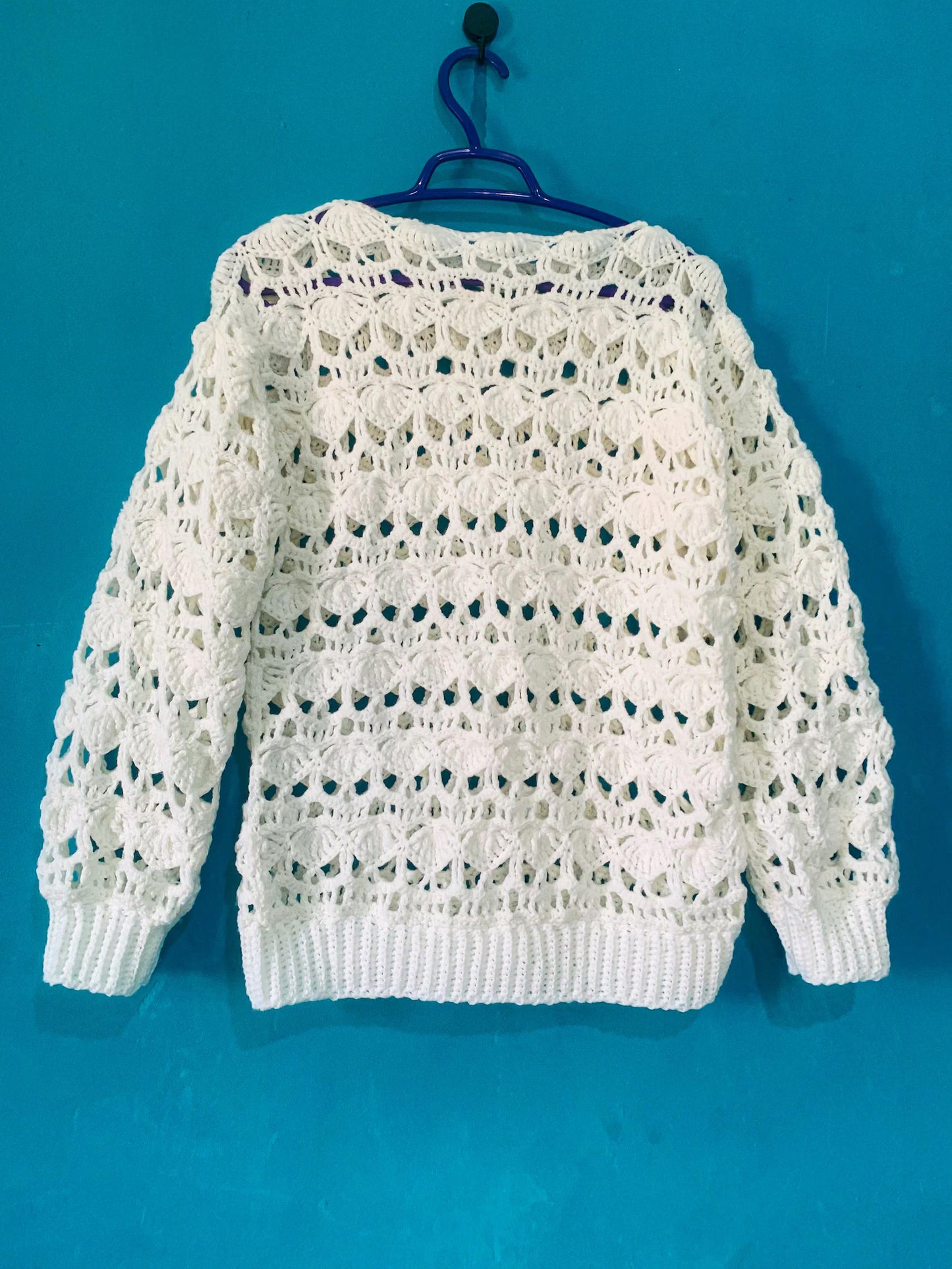 💀 Skull Lace Sweater Crochet Pattern PDF