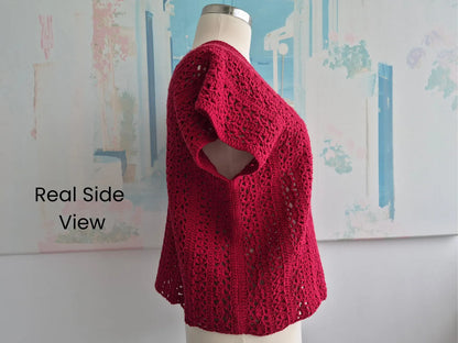 ✨ Boho Lace Crochet Top Pattern 🌸 Summer Festival Blouse PDF 🧶