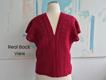 ✨ Boho Lace Crochet Top Pattern 🌸 Summer Festival Blouse PDF 🧶
