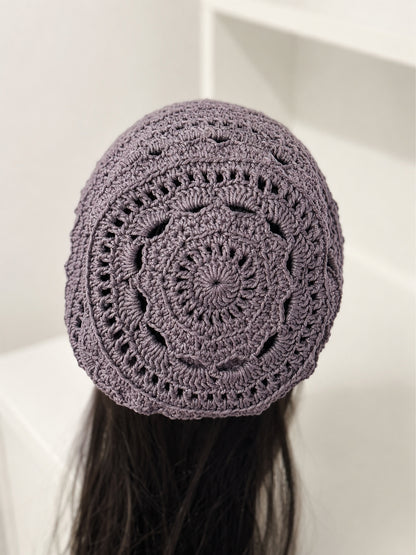 🌿 Boho Crochet Mandala Hat Pattern – Quick & Easy.🧶