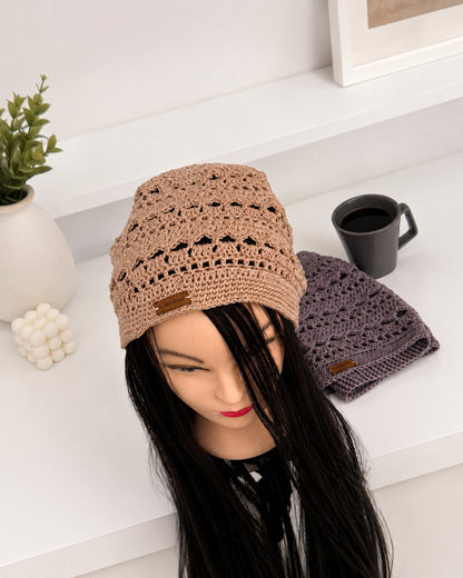 🌿 Boho Crochet Mandala Hat Pattern – Quick & Easy.🧶