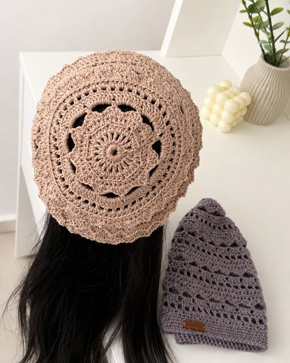 🌿 Boho Crochet Mandala Hat Pattern – Quick & Easy.🧶