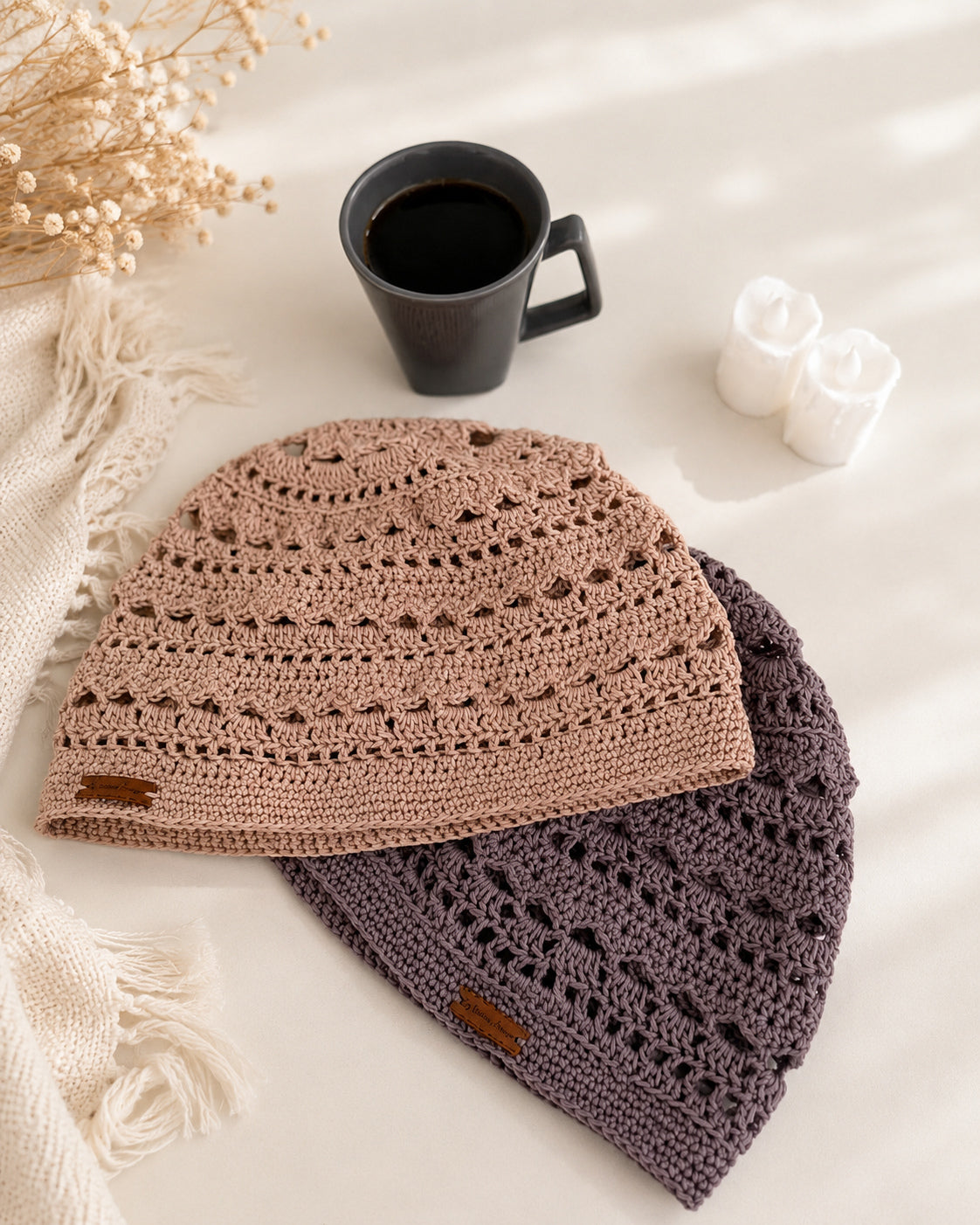 🌿 Boho Crochet Mandala Hat Pattern – Quick & Easy.🧶