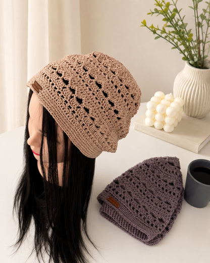 🌿 Boho Crochet Mandala Hat Pattern – Quick & Easy.🧶