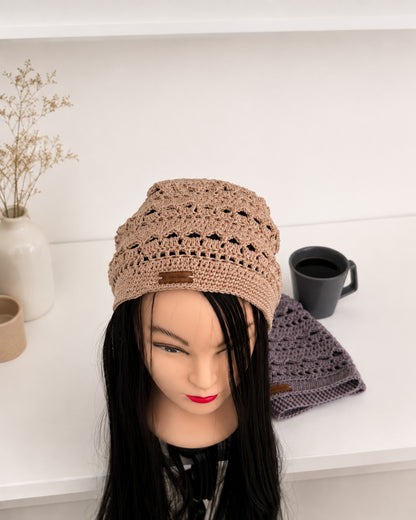 🌿 Boho Crochet Mandala Hat Pattern – Quick & Easy.🧶