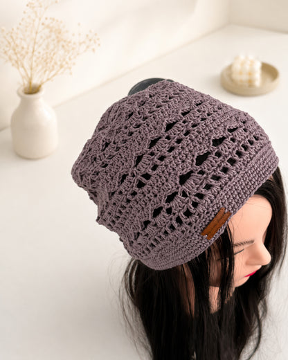 🌿 Boho Crochet Mandala Hat Pattern – Quick & Easy.🧶