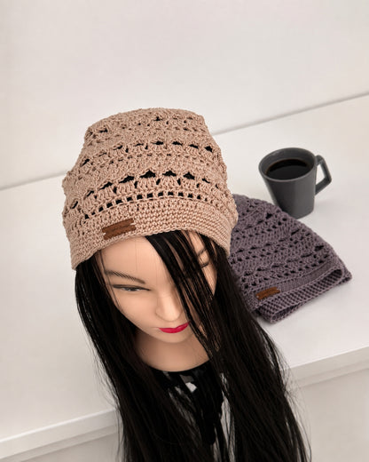 🌿 Boho Crochet Mandala Hat Pattern – Quick & Easy.🧶
